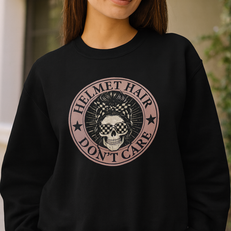 Helmet Hair, Don't Care