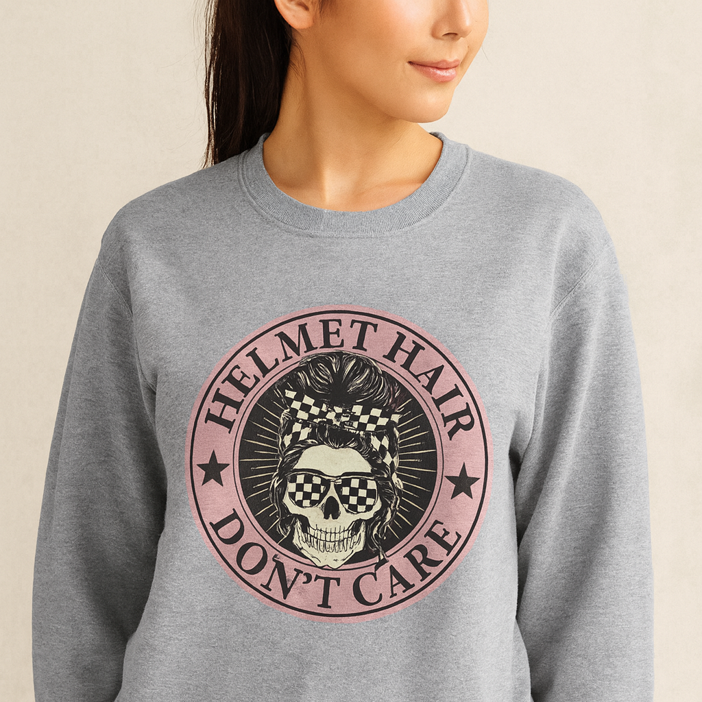 Helmet Hair, Don't Care