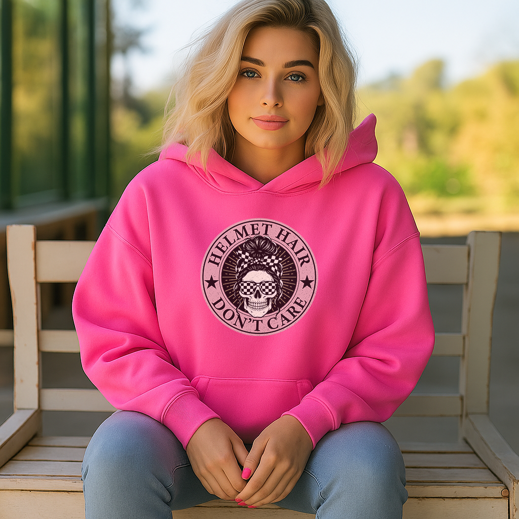 Helmet Hair, Don't Care